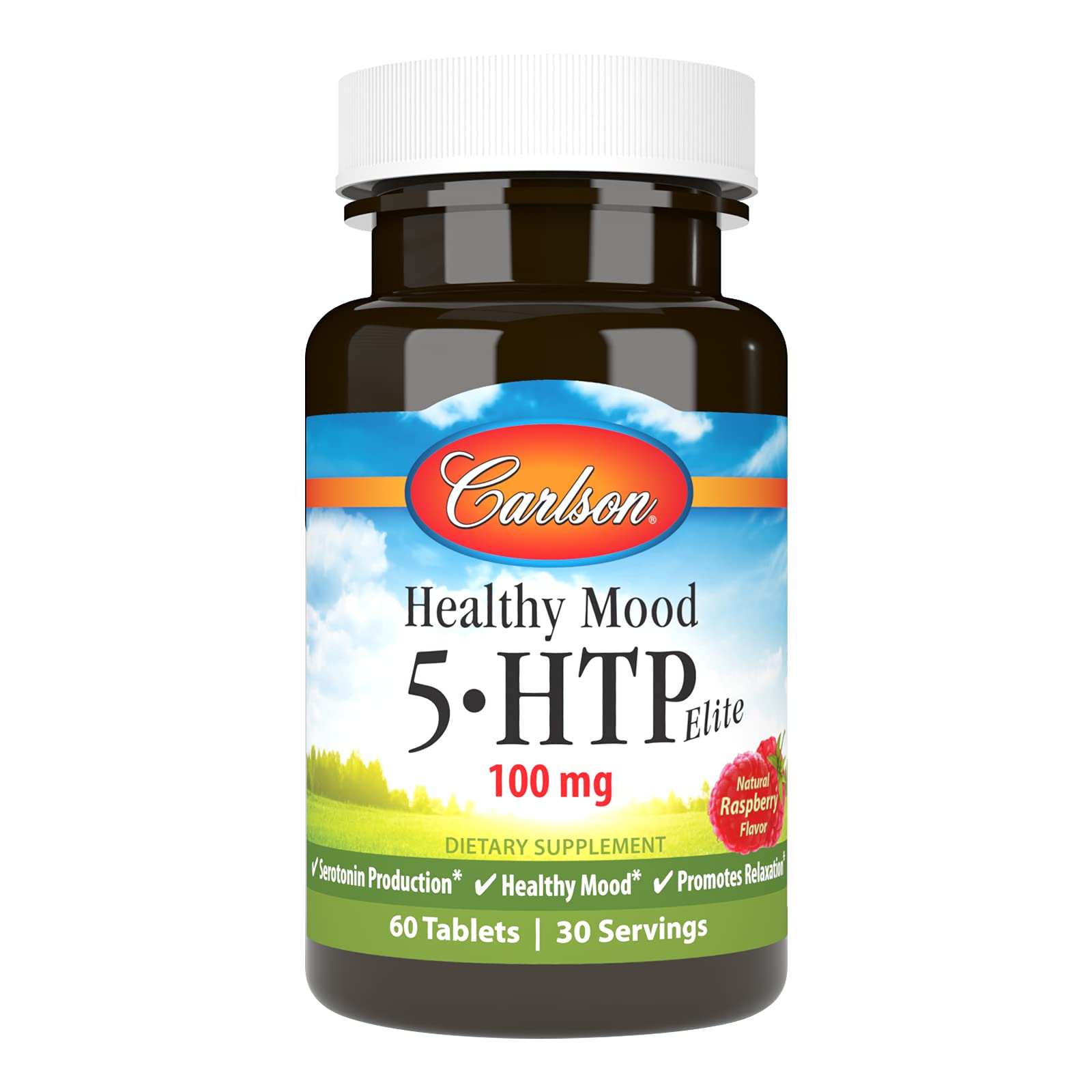Foto 2 pulgar | Suplemento Carlson Healthy Mood 5-htp Elite 100 Mg 60 Comprimidos - Venta Internacional.