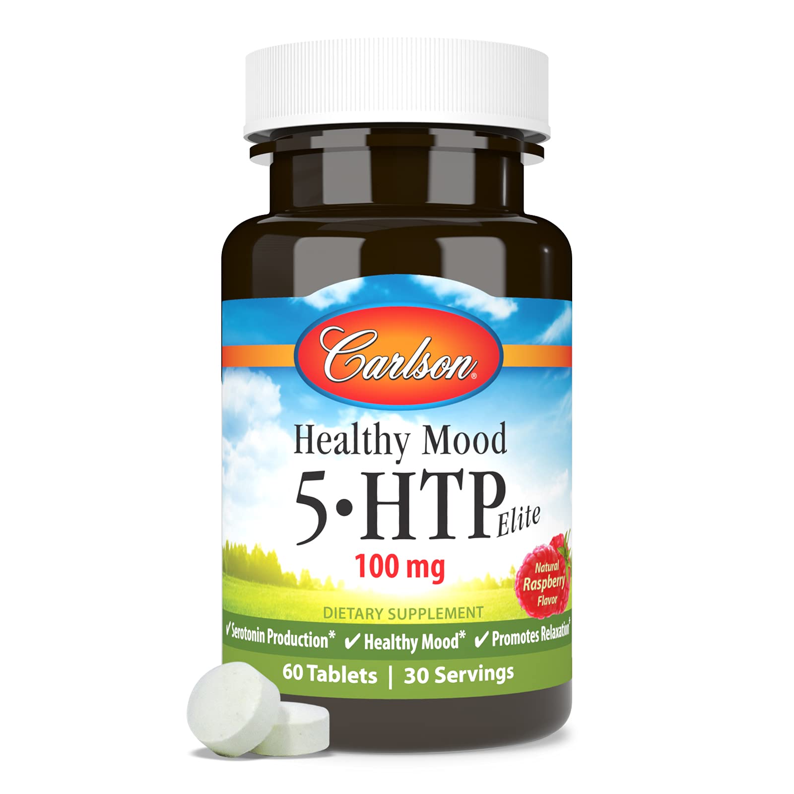 Foto 6 pulgar | Suplemento Carlson Healthy Mood 5-htp Elite 100 Mg 60 Comprimidos - Venta Internacional.