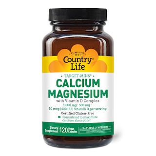 Foto 1 | Suplemento Country Life Cal-mag Veg Capsules 120 Cápsulas - Venta Internacional.