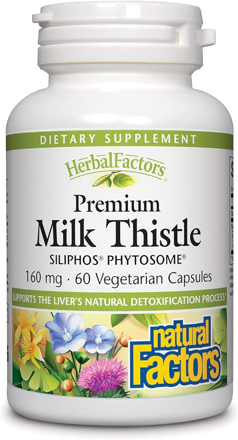 Foto 1 | Suplemento Natural Factors Milk Thistle Hígado 60 Cápsulas - Venta Internacional.