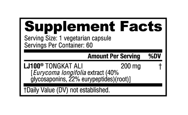 Foto 4 | Suplemento Nutrabio Tongkat Ali Lj 100 200 Mg 60 Porciones - Venta Internacional.