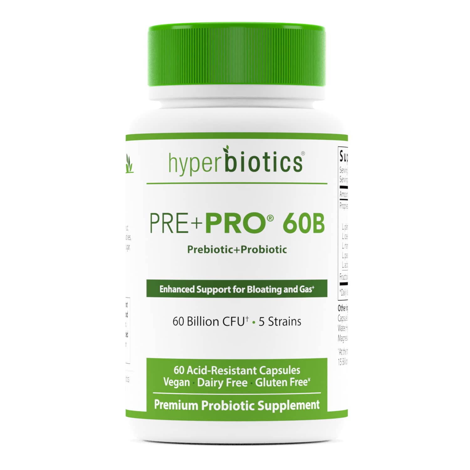 Foto 1 | Suplemento Hyperbiotics Pre Pro 60 Mil Millones De Cfu 60 Cápsulas - Venta Internacional.