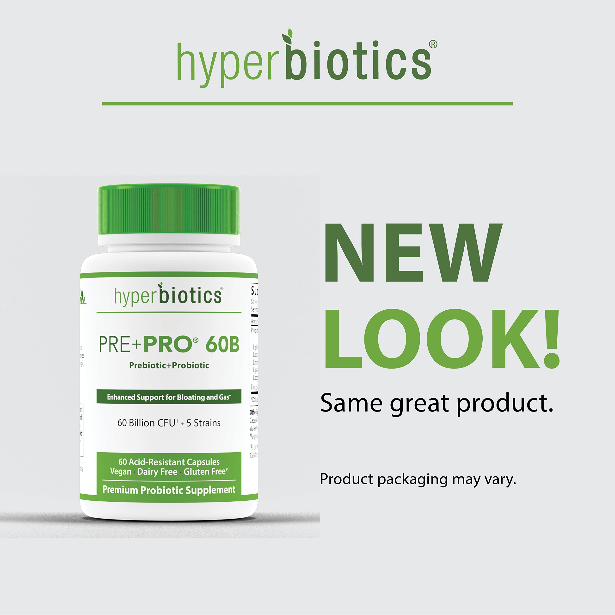 Foto 4 | Suplemento Hyperbiotics Pre Pro 60 Mil Millones De Cfu 60 Cápsulas - Venta Internacional.