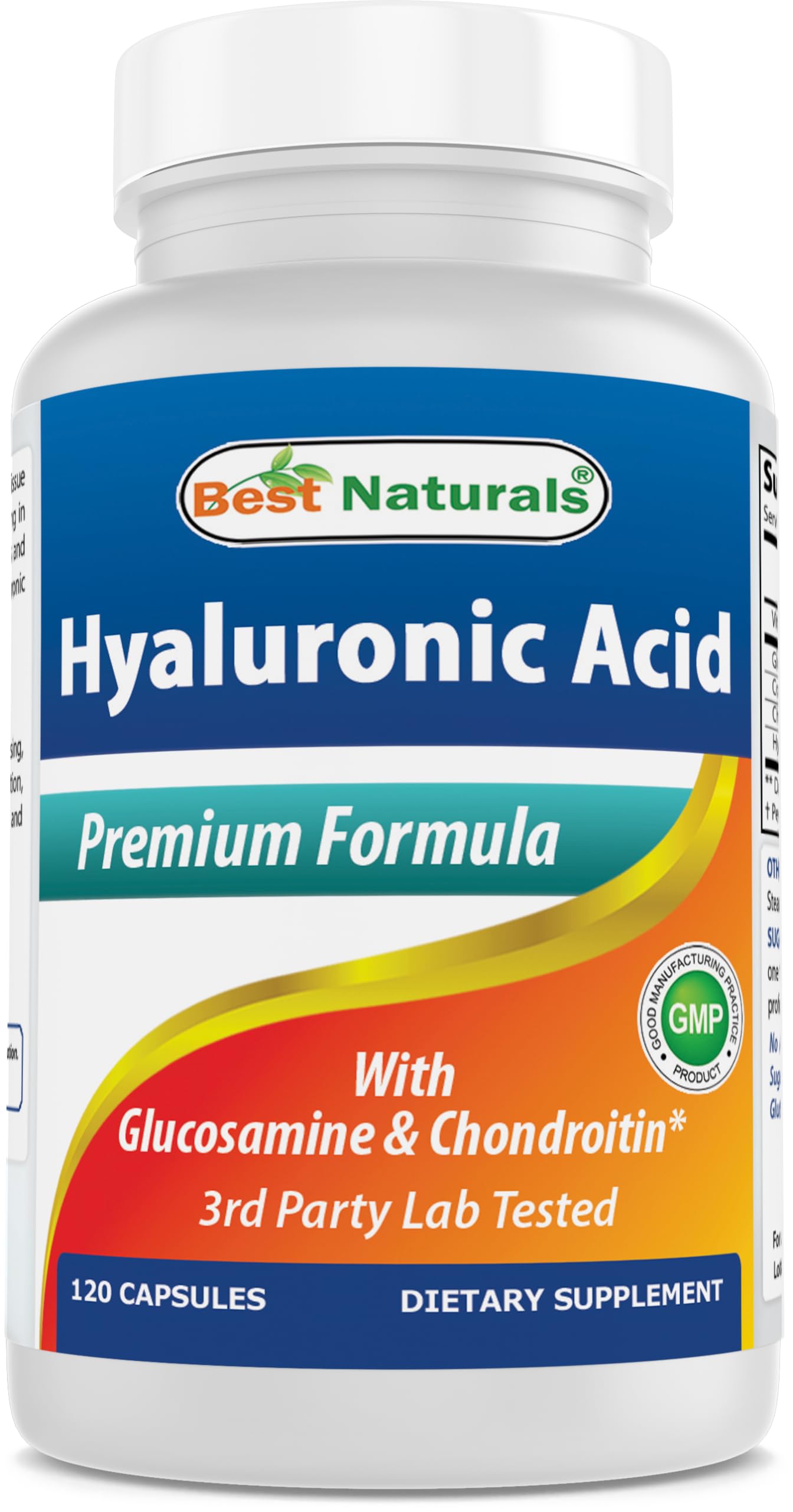 Foto 2 pulgar | Suplemento De Ácido Hialurónico Best Naturals 100 Mg 120 Cápsulas - Venta Internacional.