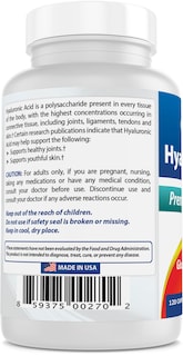 Foto 6 | Suplemento De Ácido Hialurónico Best Naturals 100 Mg 120 Cápsulas - Venta Internacional.