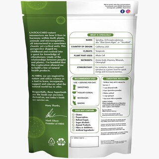 Foto 2 | Suplemento Mrm Nutrition, Espirulina En Polvo, 250 Ml, 40 Porciones - Venta Internacional.