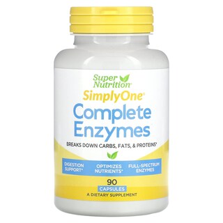 Foto 1 | Supernutrition Simply One Complete Enzyme Spectrum, 90 Unidades - Venta Internacional.
