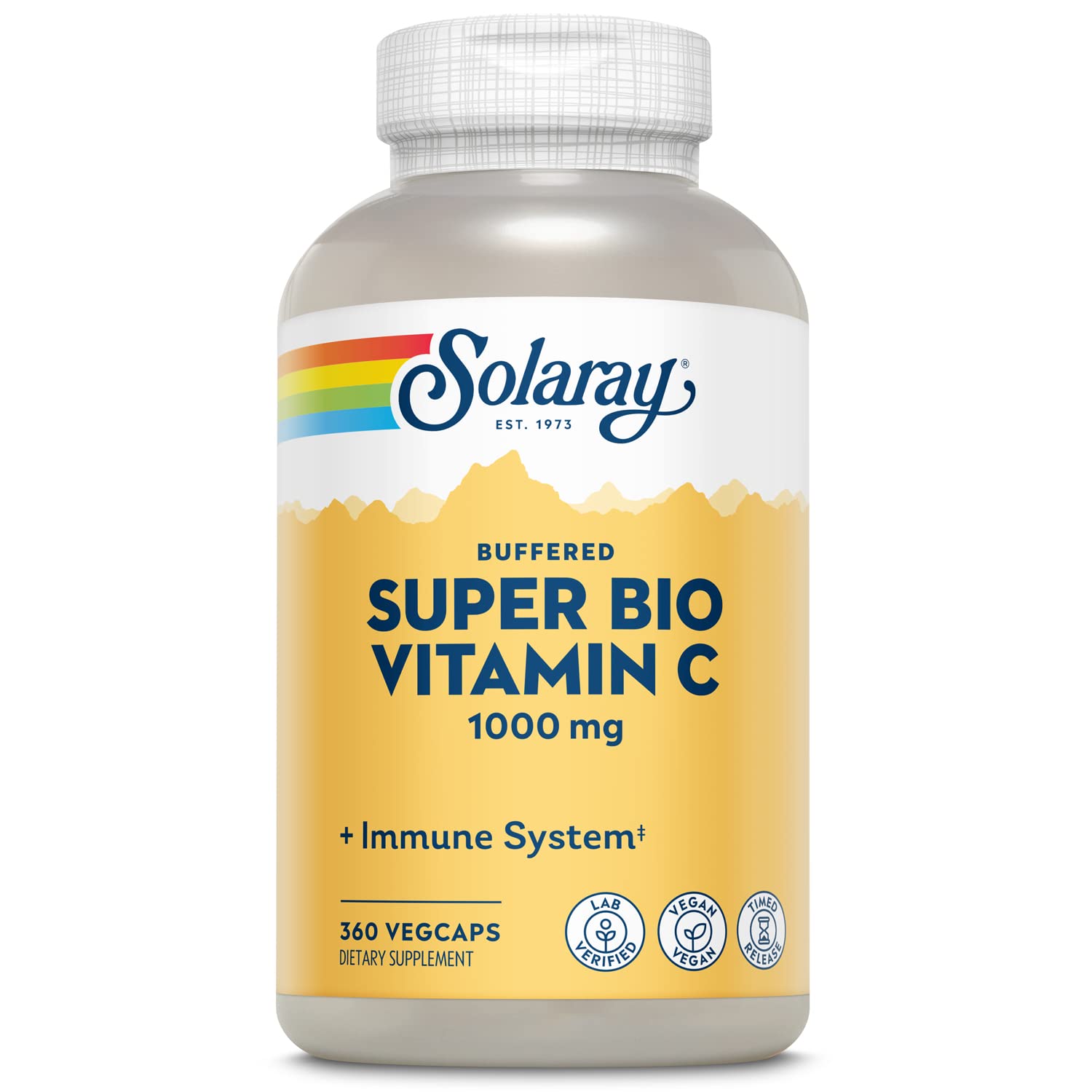 Foto 2 pulgar | Suplemento Solaray Super Bio De Vitamina C Tamponada, 1000 Mg, 360 Cápsulas Vegetales - Venta Internacional.