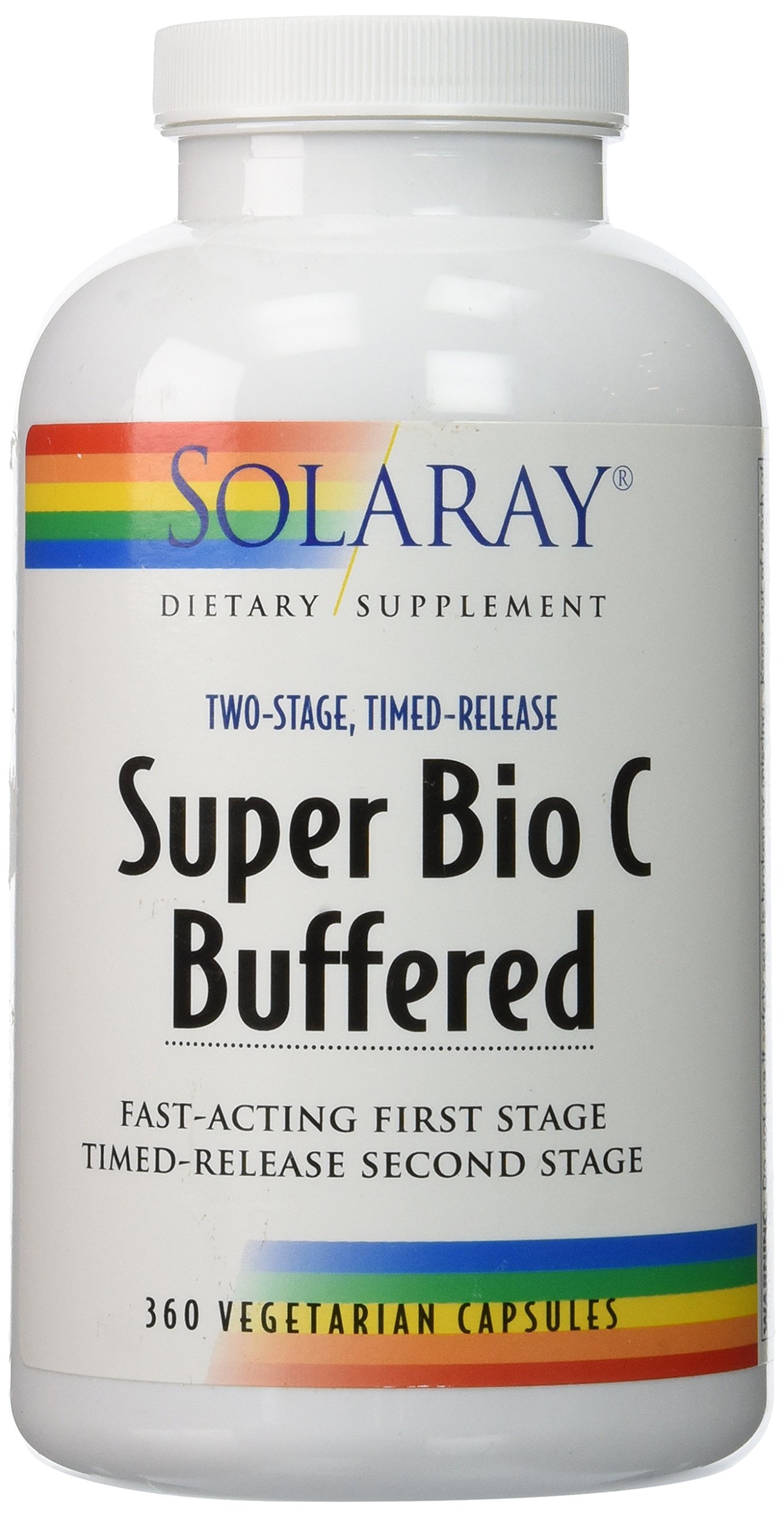 Foto 4 | Suplemento Solaray Super Bio De Vitamina C Tamponada, 1000 Mg, 360 Cápsulas Vegetales - Venta Internacional.