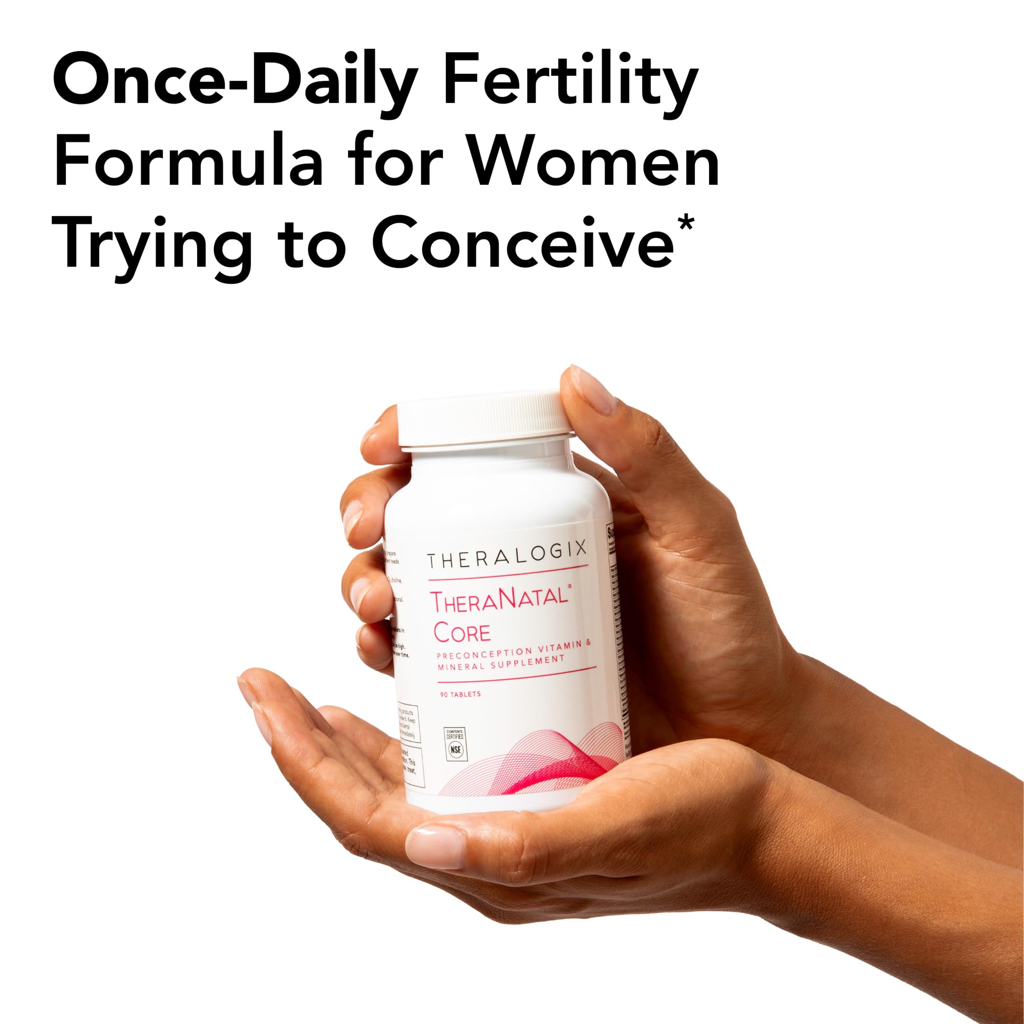Foto 4 pulgar | Suplemento Theralogix Theranatal Core Preconception 90 Comprimidos - Venta Internacional.