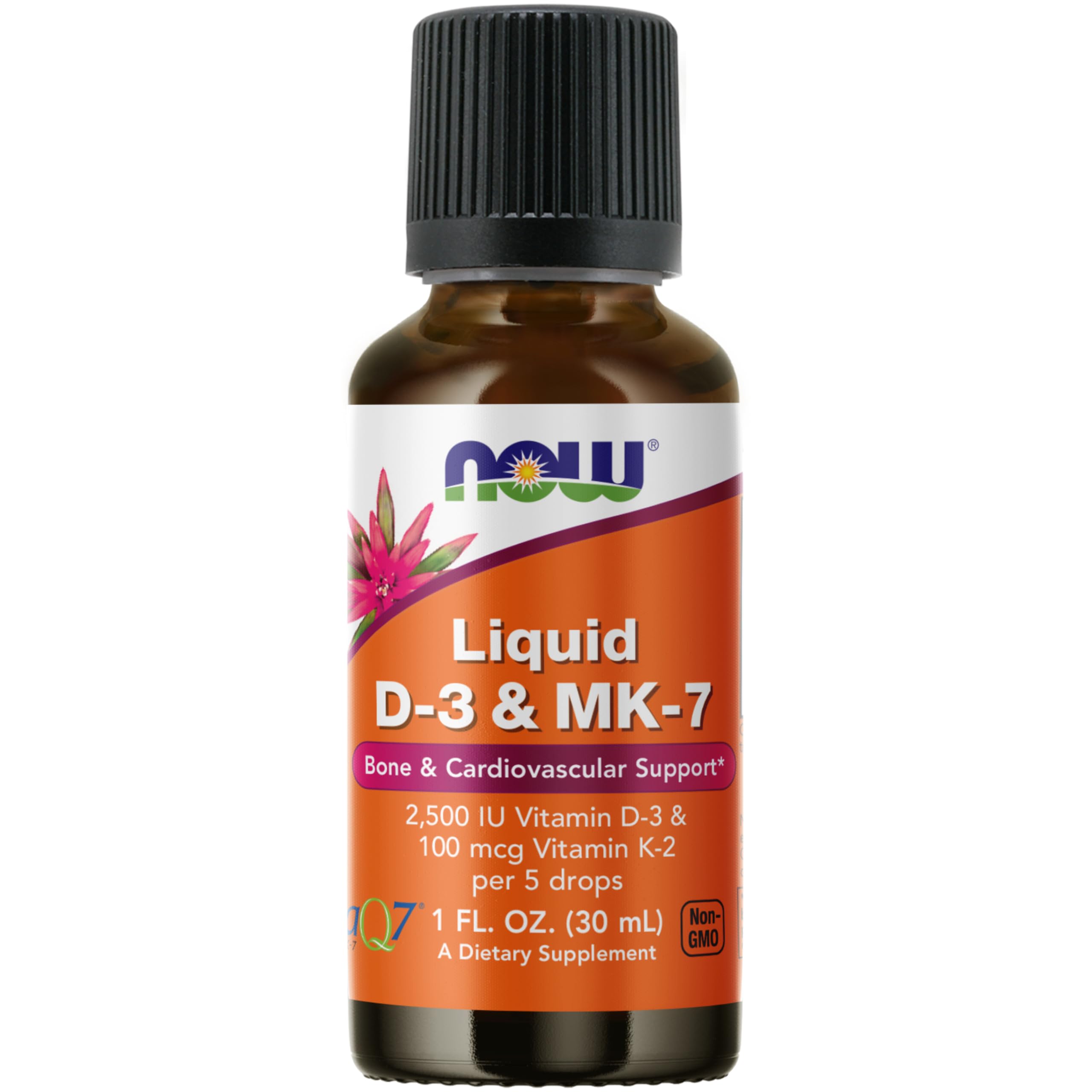 Foto 1 | Complementa Los Líquidos D-3 Y Mk-7 De Now Foods Con 2500 Ui De D-3 Y 100 Mcg De K-2 - Venta Internacional.