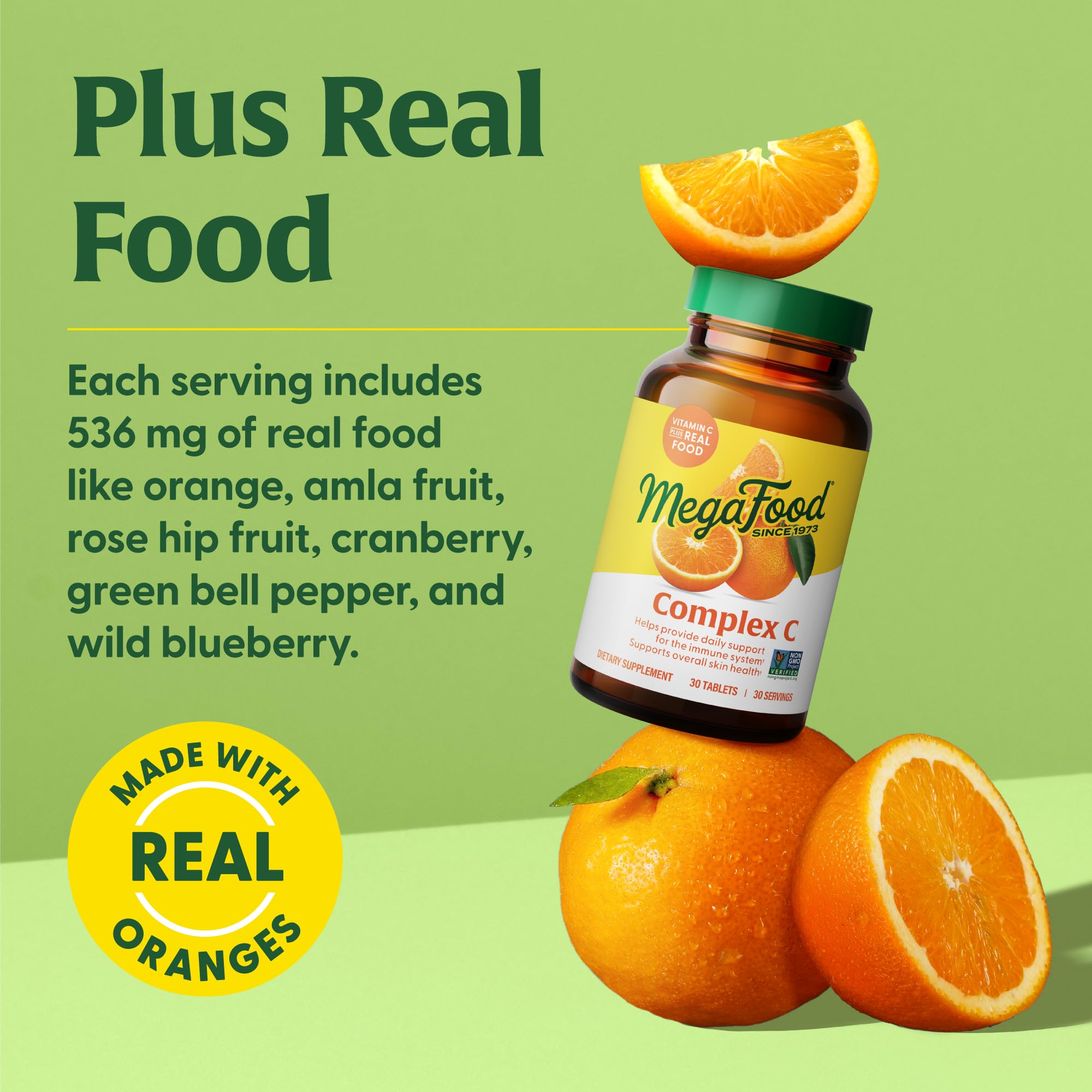 Foto 6 pulgar | Suplemento Megafood Complex C Vegan Immune Support 180 Tabletas - Venta Internacional.
