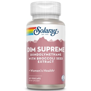 Foto 1 | Suplemento Solaray Dim Supreme 100 Mg Para Mujeres, 60 Cápsulas Vegetarianas - Venta Internacional.