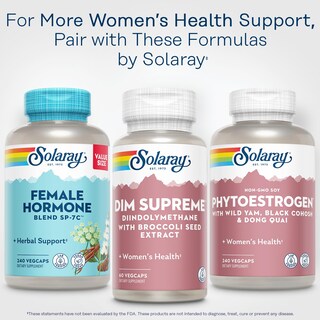 Foto 6 | Suplemento Solaray Dim Supreme 100 Mg Para Mujeres, 60 Cápsulas Vegetarianas - Venta Internacional.