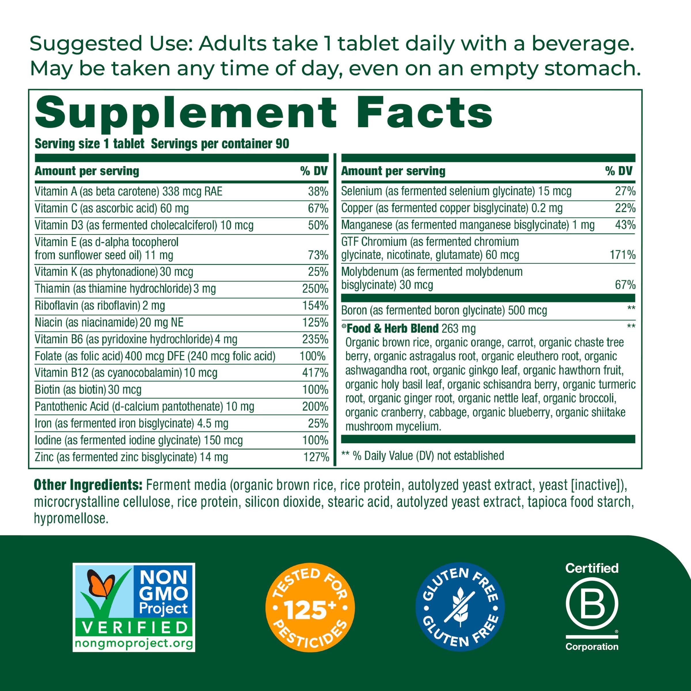 Foto 4 pulgar | Multivitamínico Megafood Para Mujeres Mayores De 40 Años, 90 Comprimidos Al Día - Venta Internacional.