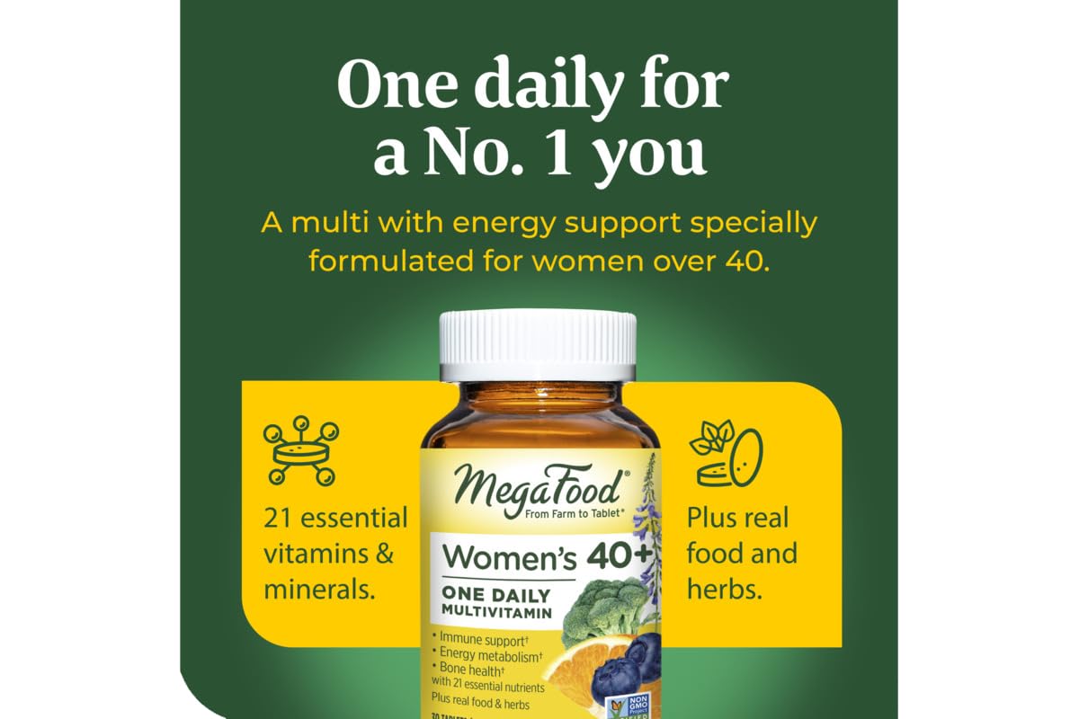 Foto 5 pulgar | Multivitamínico Megafood Para Mujeres Mayores De 40 Años, 90 Comprimidos Al Día - Venta Internacional.