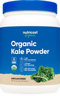 Foto 1 | Polvo De Col Rizada Nutricost Organic, 454 G, Totalmente Natural, Sin Ogm - Venta Internacional.
