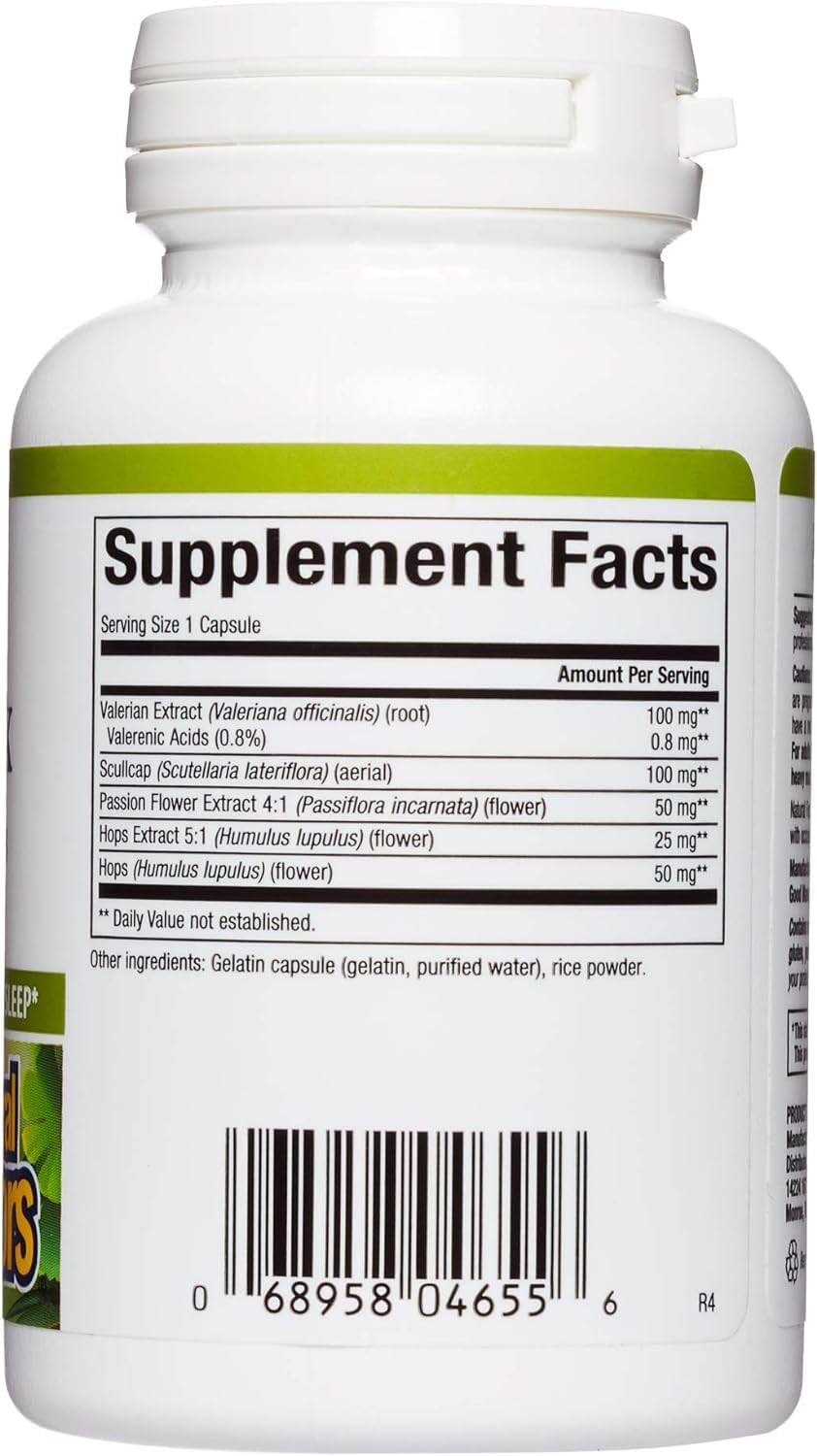 Foto 3 pulgar | Sleep Aid Natural Factors Herbal Factors Sleep Relax 90 Cápsulas - Venta Internacional.