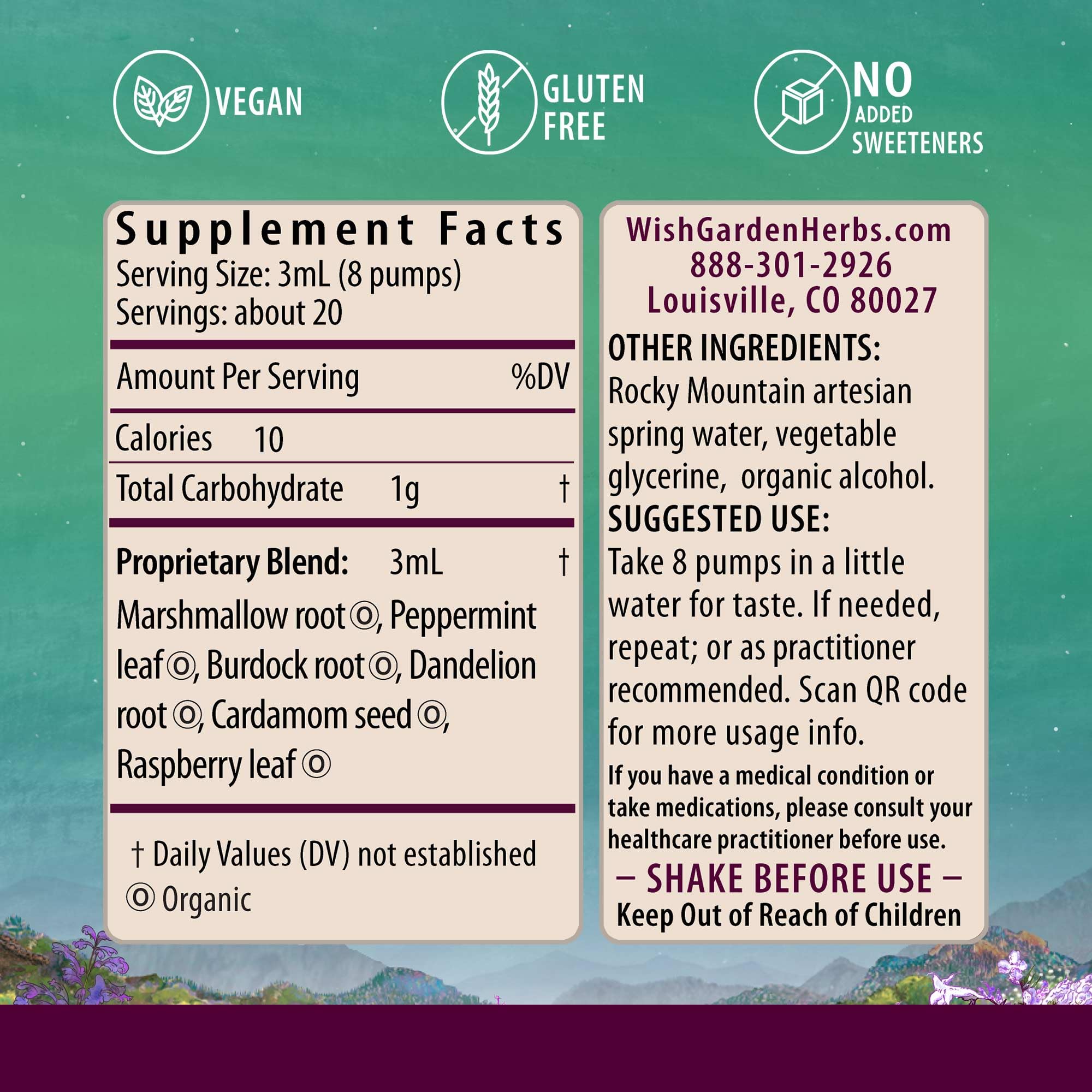 Foto 3 pulgar | Suplemento Wishgarden Morning Nauses Support 60 Ml - Venta Internacional.