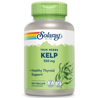Foto 1 | Suplemento Solaray Kelp 550 Mg Con Ácido Fólico 180 Cápsulas Vegetales - Venta Internacional.