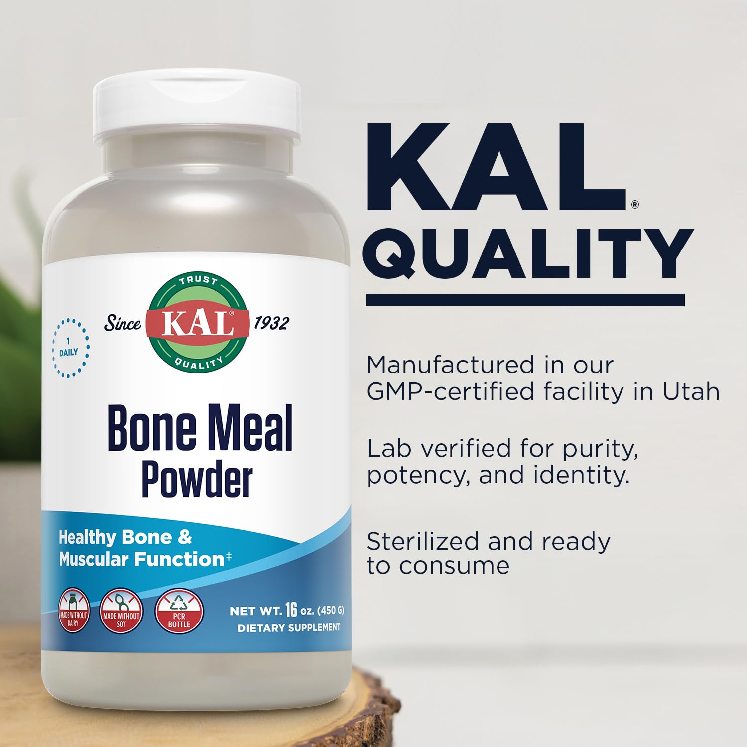 Foto 6 pulgar | Suplemento Bone Meal Kal 450 g-Venta Internacional
