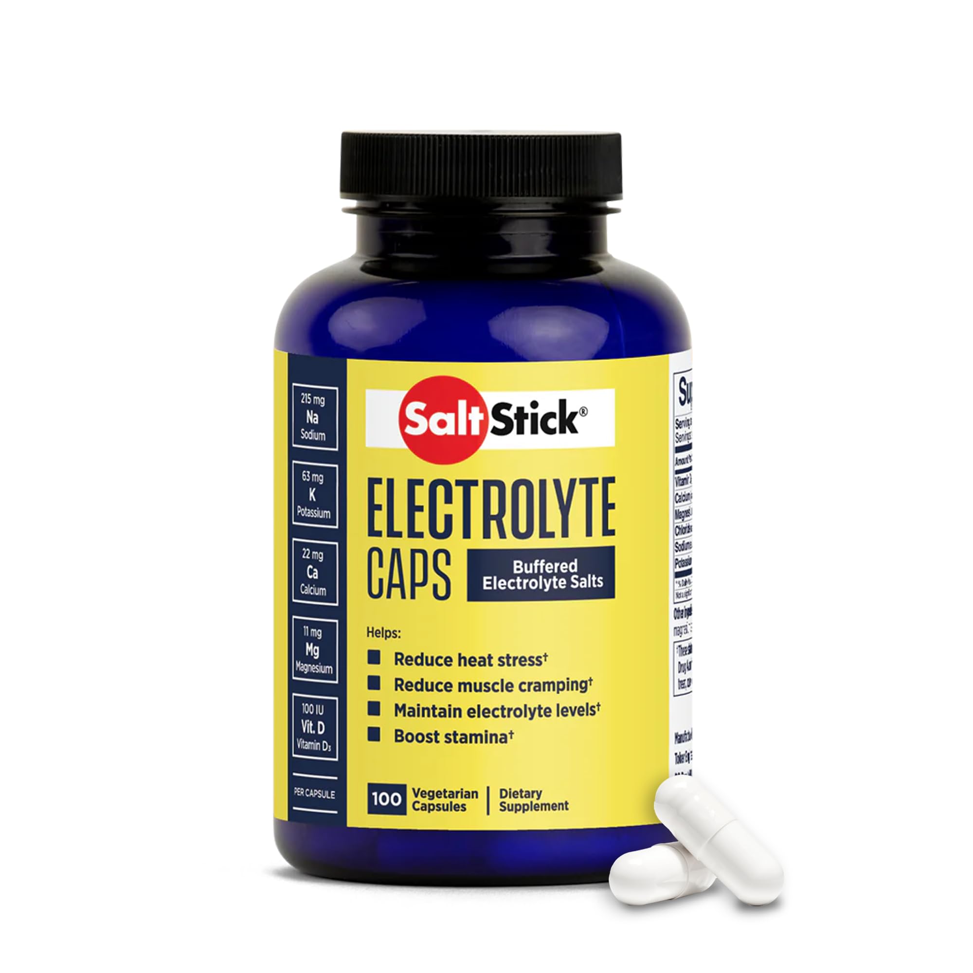 Foto 1 | Cápsulas Electrolíticas Saltstick con Vitamina D 100 Cápsulas - Venta Internacional