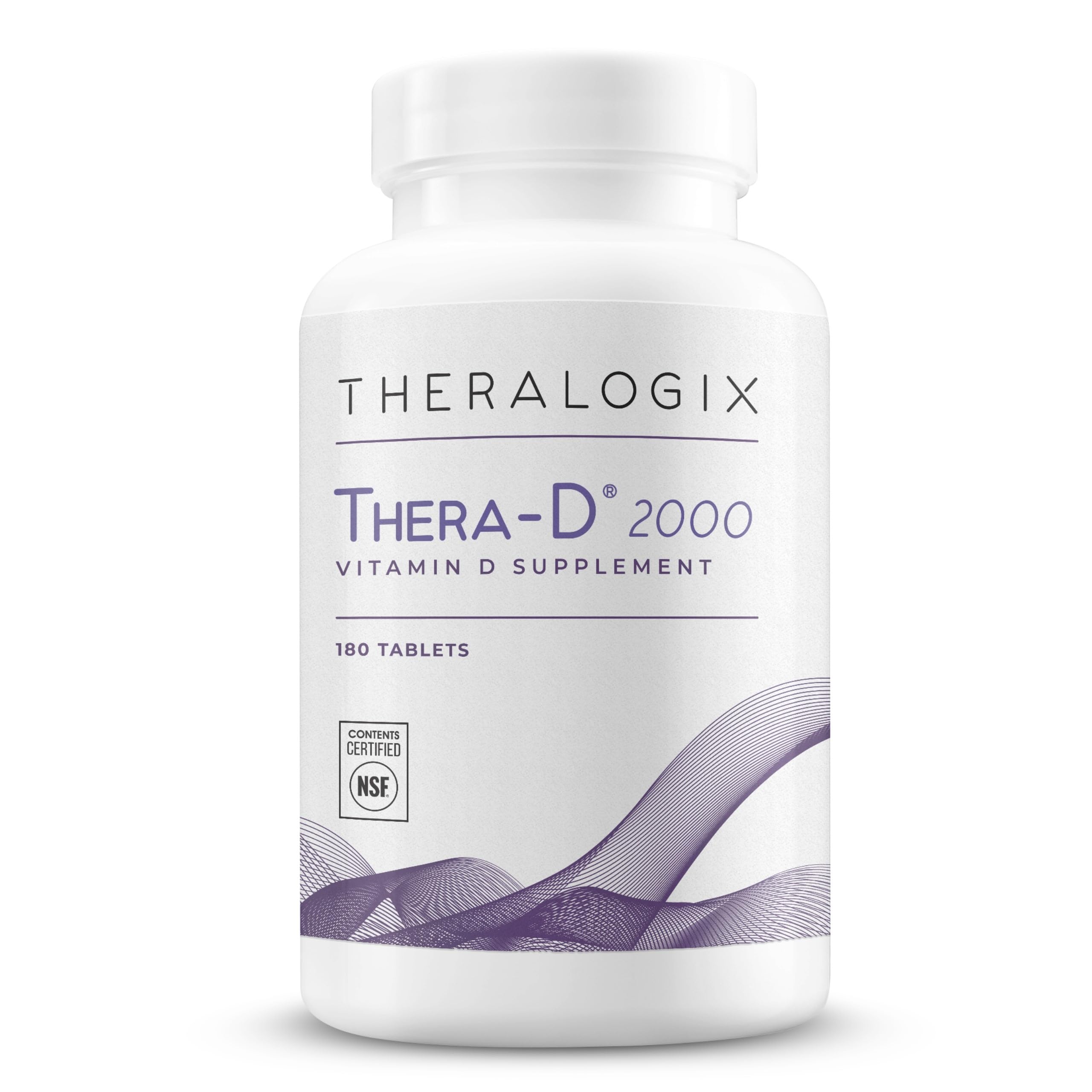 Foto 1 | Suplemento De Vitamina D Theralogix Thera-d 2000 50 Mcg 180 Tabletas - Venta Internacional.
