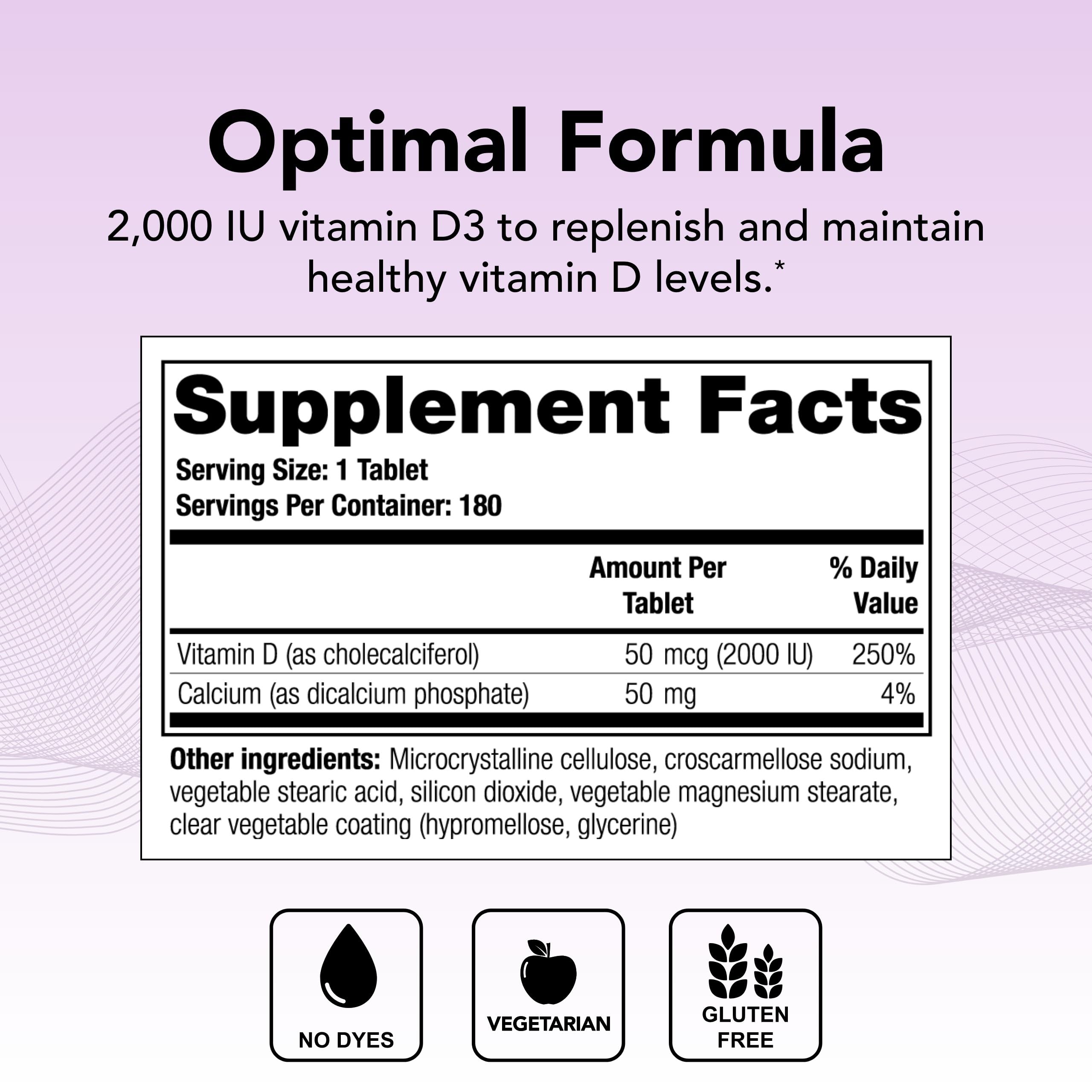 Foto 3 pulgar | Suplemento De Vitamina D Theralogix Thera-d 2000 50 Mcg 180 Tabletas - Venta Internacional.