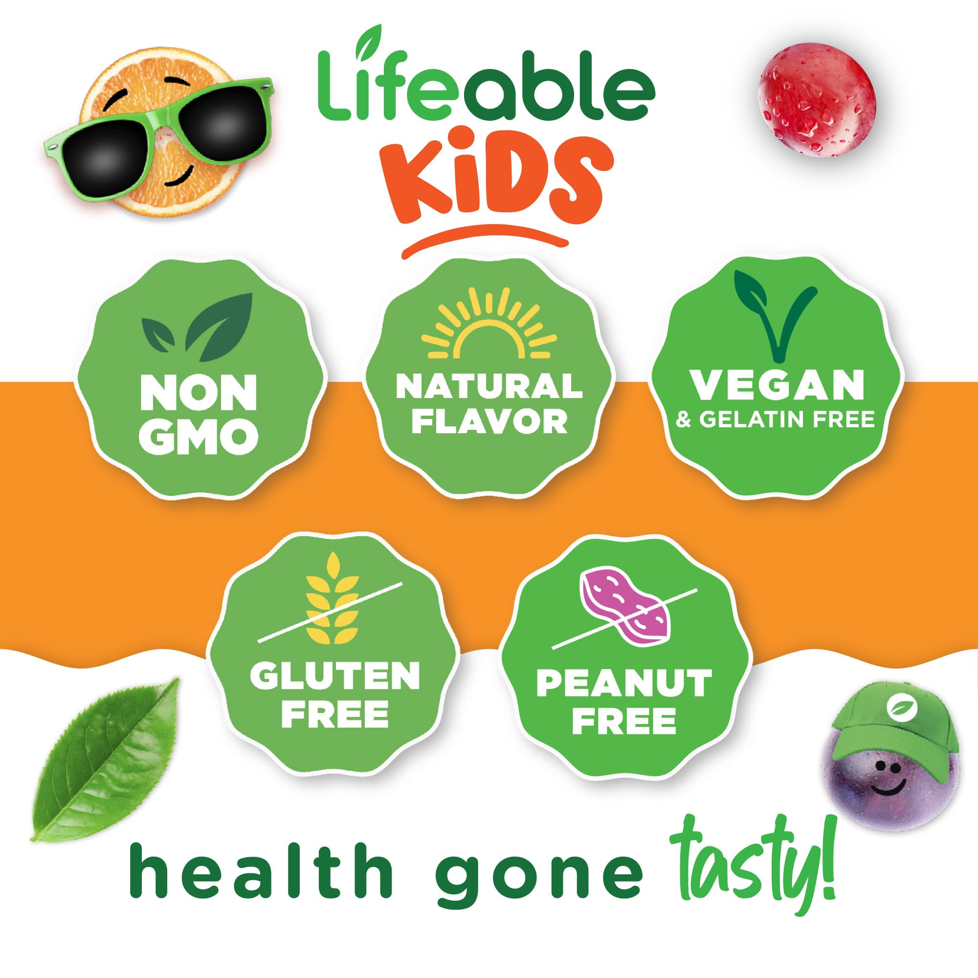 Foto 4 | Vitamina D3 K2 Lifeable Kids 1000 Ui 100 Mcg K2 60 Gomitas - Venta Internacional
