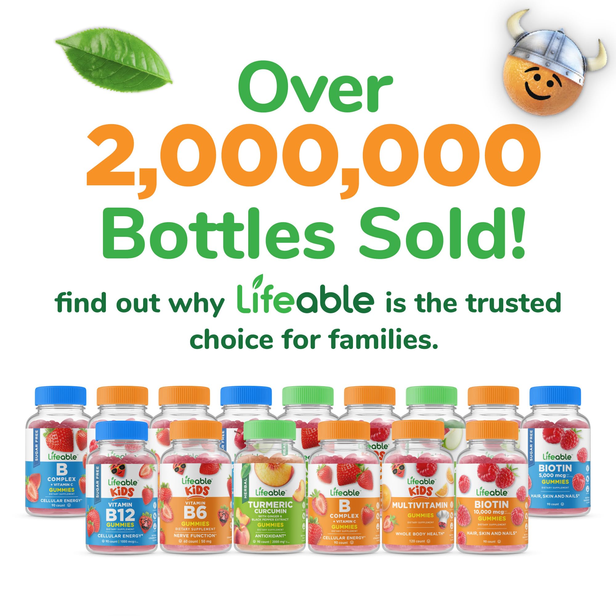 Foto 6 | Vitamina D3 K2 Lifeable Kids 1000 Ui 100 Mcg K2 60 Gomitas - Venta Internacional