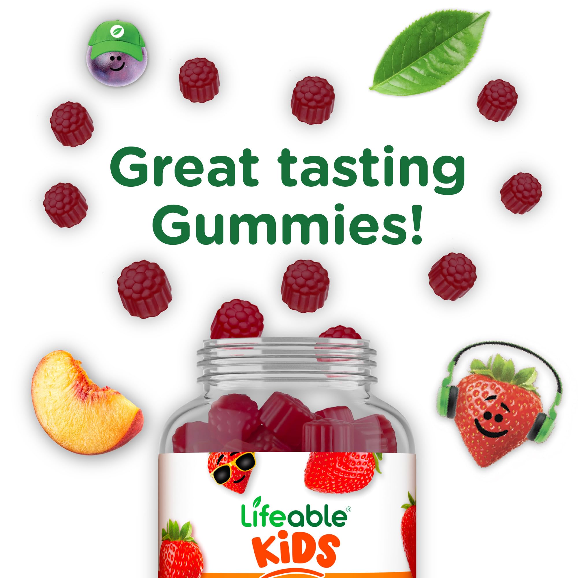 Foto 8 pulgar | Vitamina D3 K2 Lifeable Kids 1000 Ui 100 Mcg K2 60 Gomitas - Venta Internacional