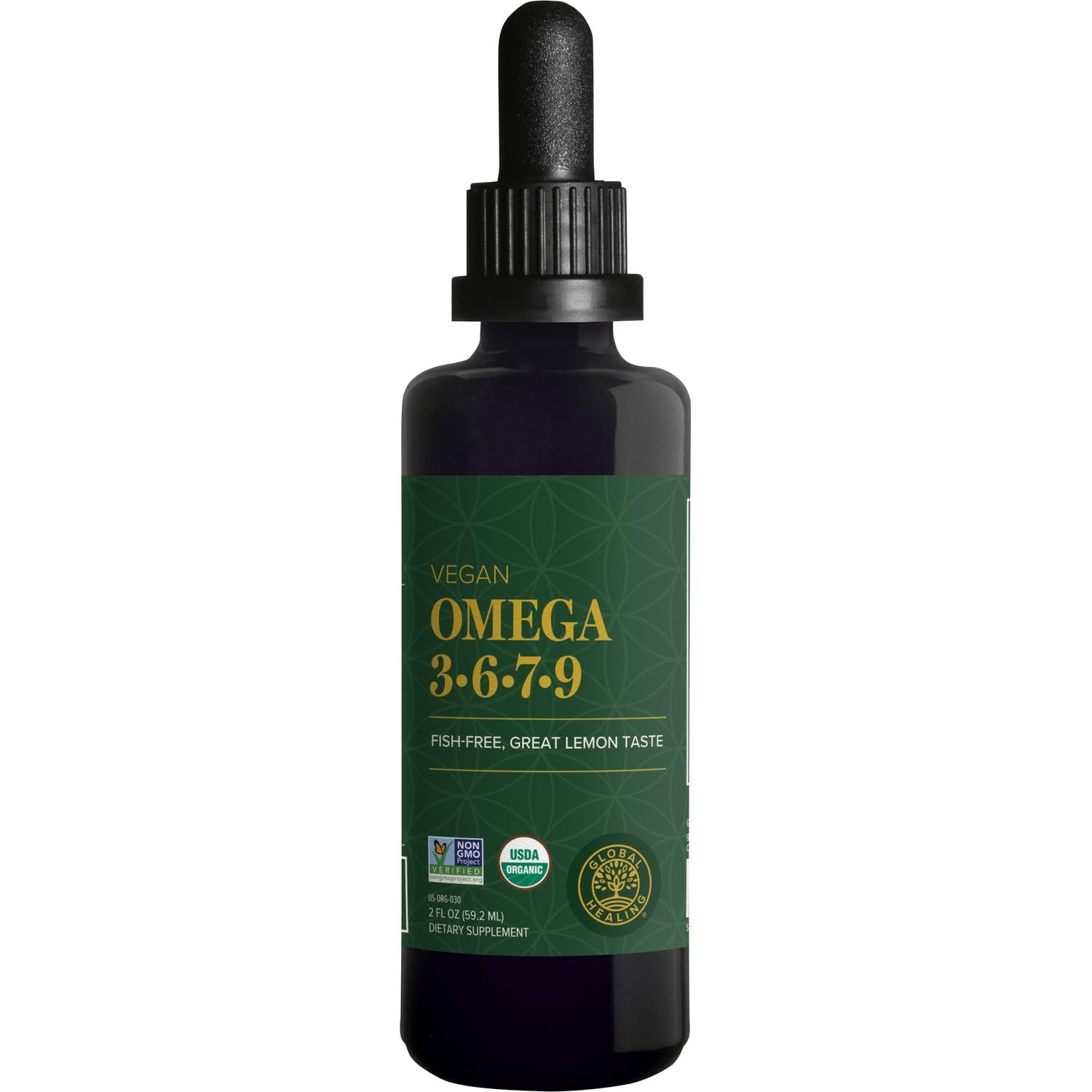 Foto 2 pulgar | Suplemento Global Healing Organic Omega 3 6 7 9 59.2 Ml - Venta Internacional