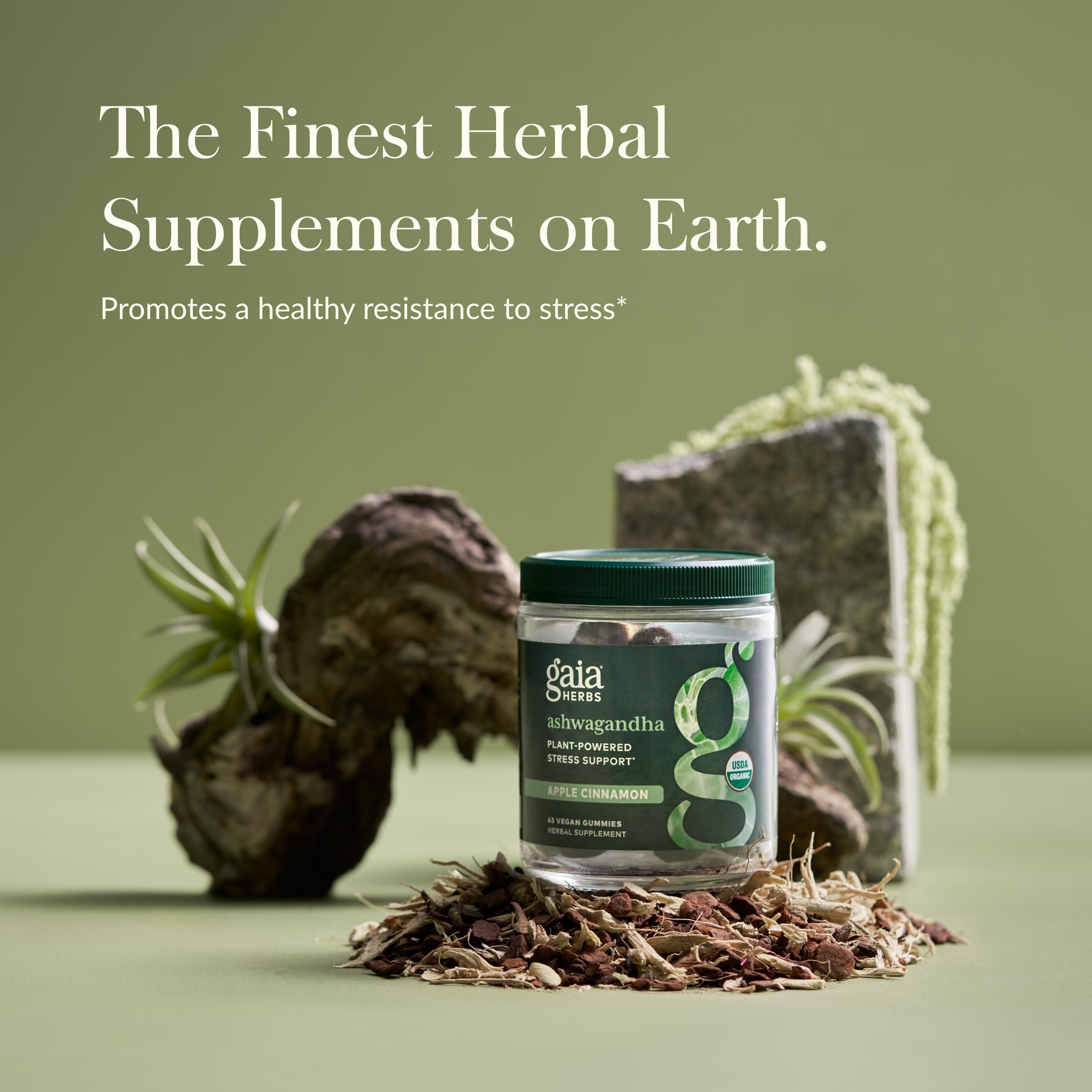 Foto 4 pulgar | Sueplemento Ashwagandha Gaia Herbs para el Estrés 45 Capsulas - Venta Internacional