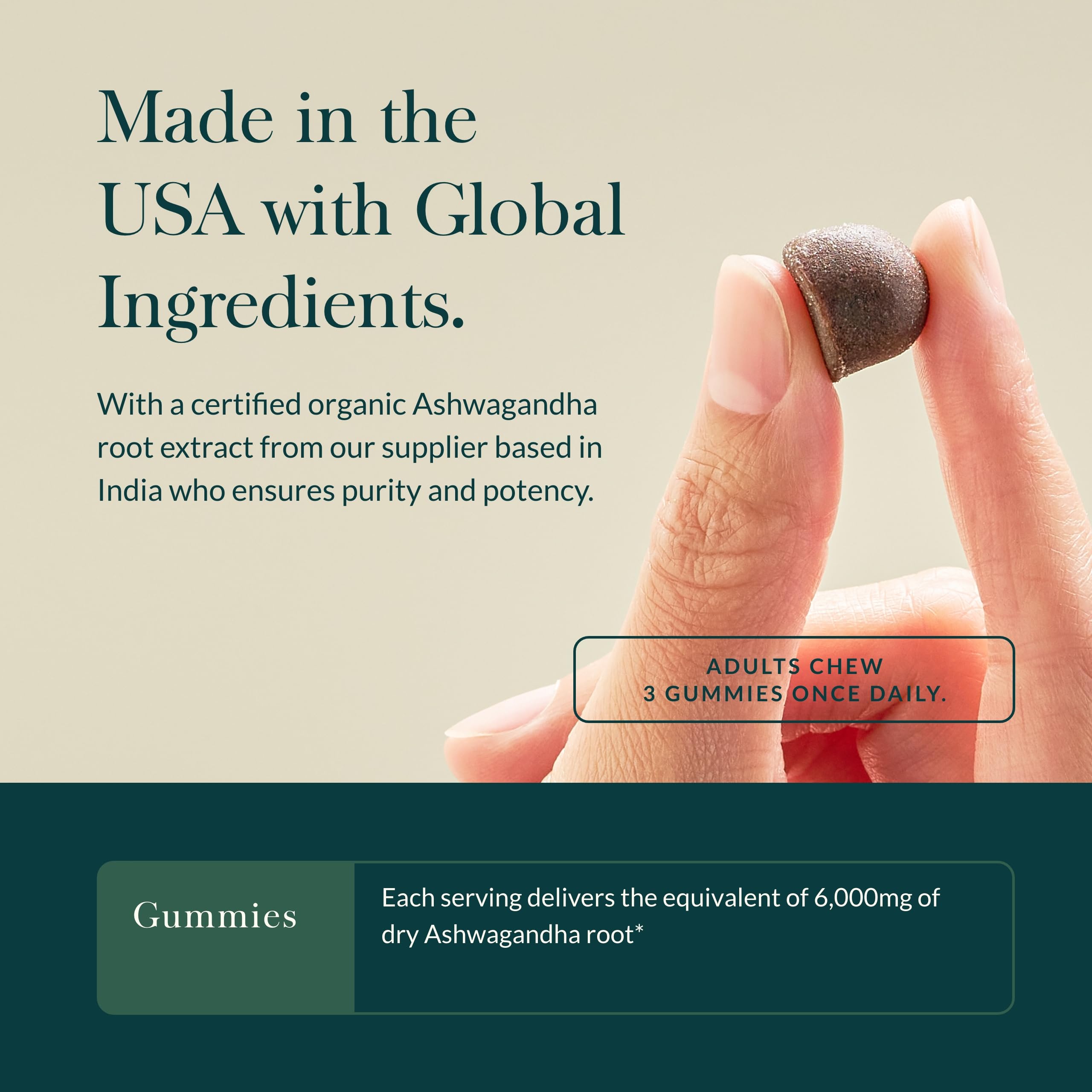 Foto 5 pulgar | Sueplemento Ashwagandha Gaia Herbs para el Estrés 45 Capsulas - Venta Internacional