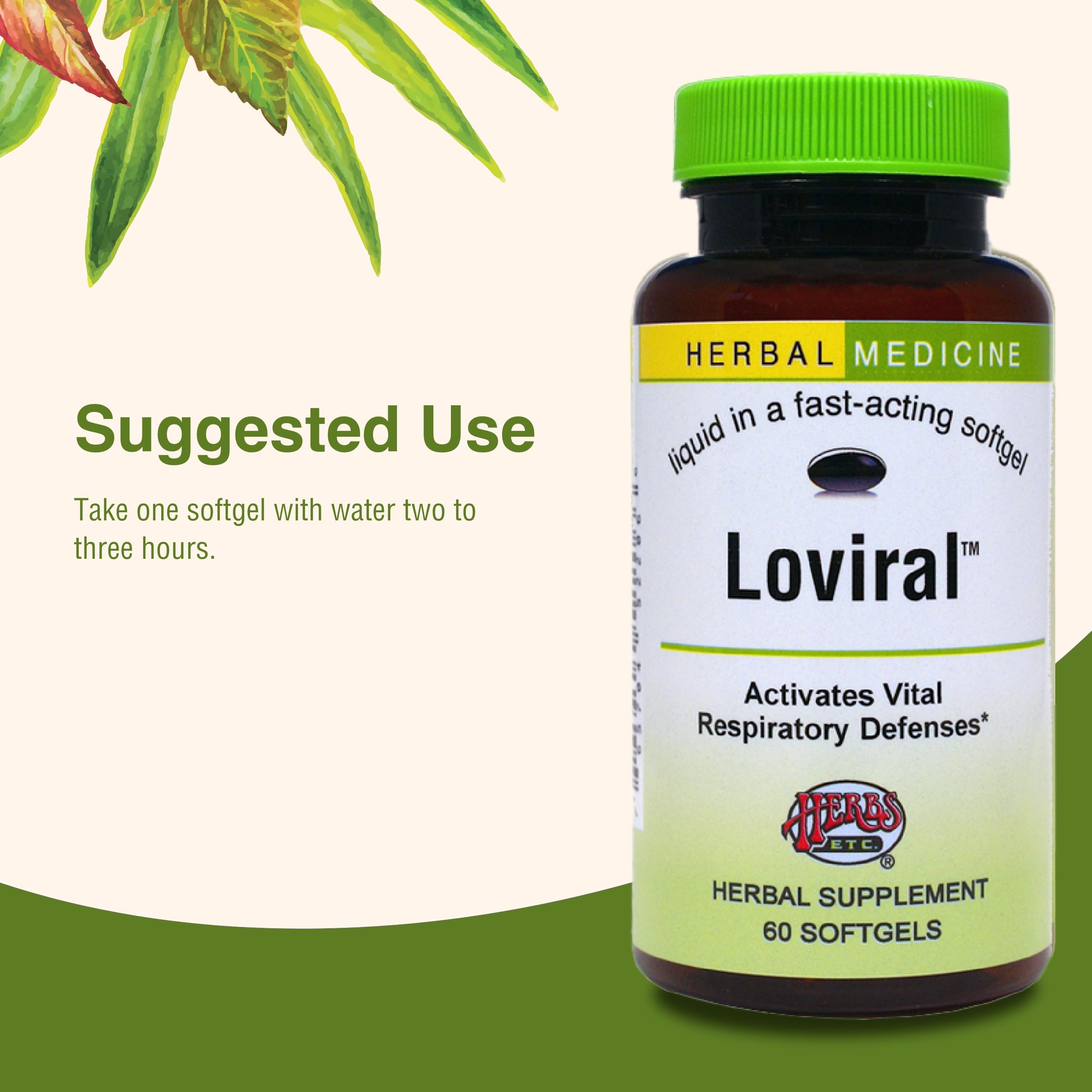 Foto 7 pulgar | Suplemento Herbal Loviral Lung Health 60 Cápsulas - Venta Internacional