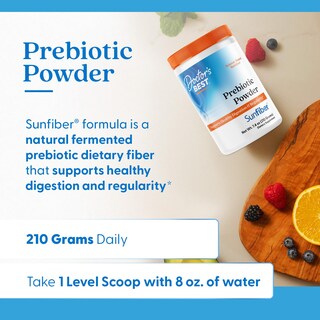 Foto 2 | Suplemento en Polvo Fibra Prebiótica Doctor's Best Sunfiber 210 g - Venta Internacional