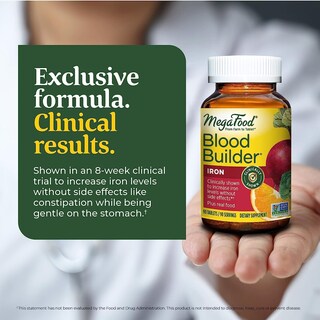 Foto 7 | Suplemento de Hierro Megafood Blood Builder 90 Comprimidos-Venta Internacional