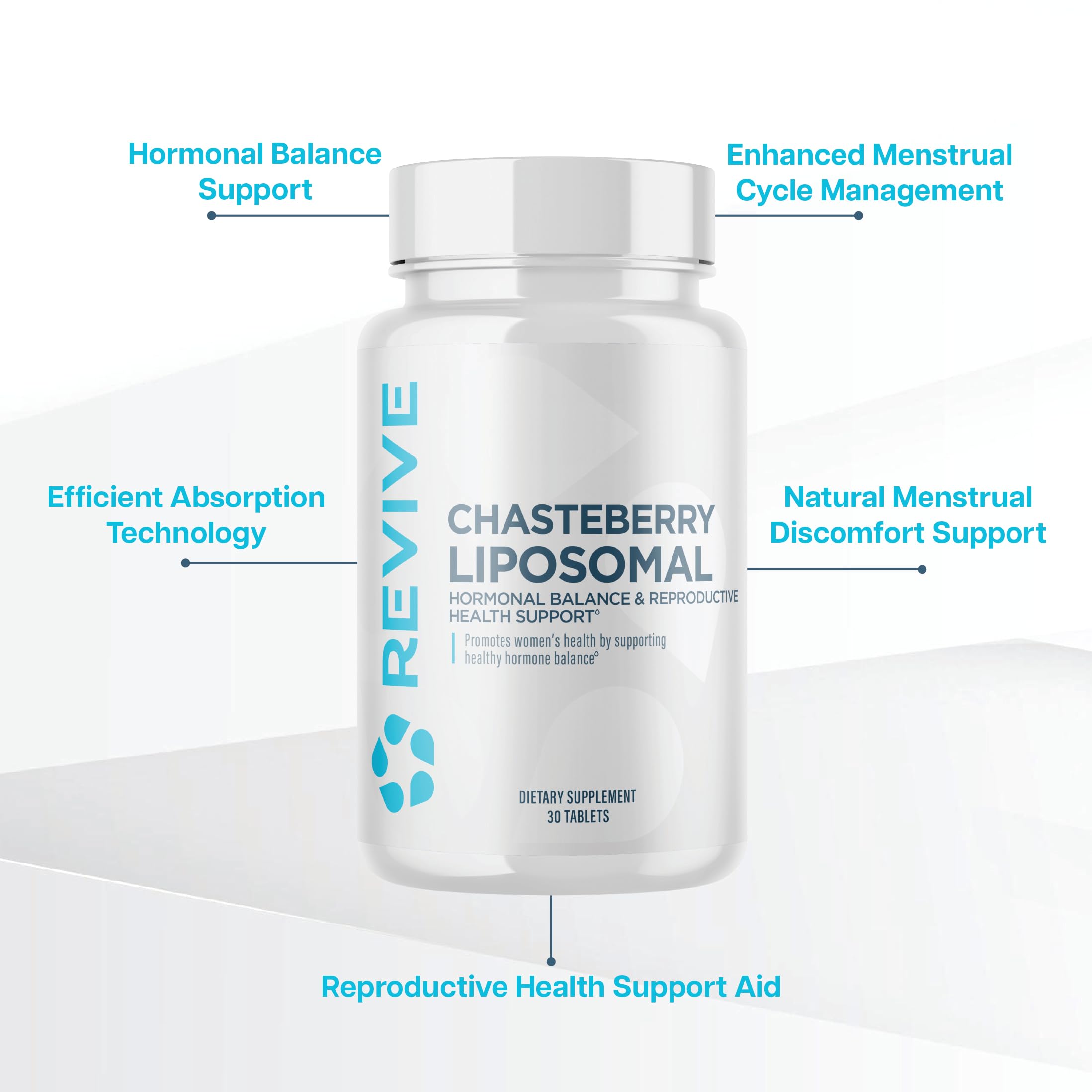 Foto 6 pulgar | Suplemento Revive Md Chasteberry Liposomal Women 30 Comprimidos - Venta Internacional.