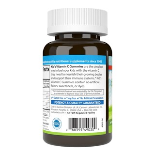 Foto 7 | Gomitas de Vitamina C Carlson Labs Kids 60 Ct - Venta Internacional