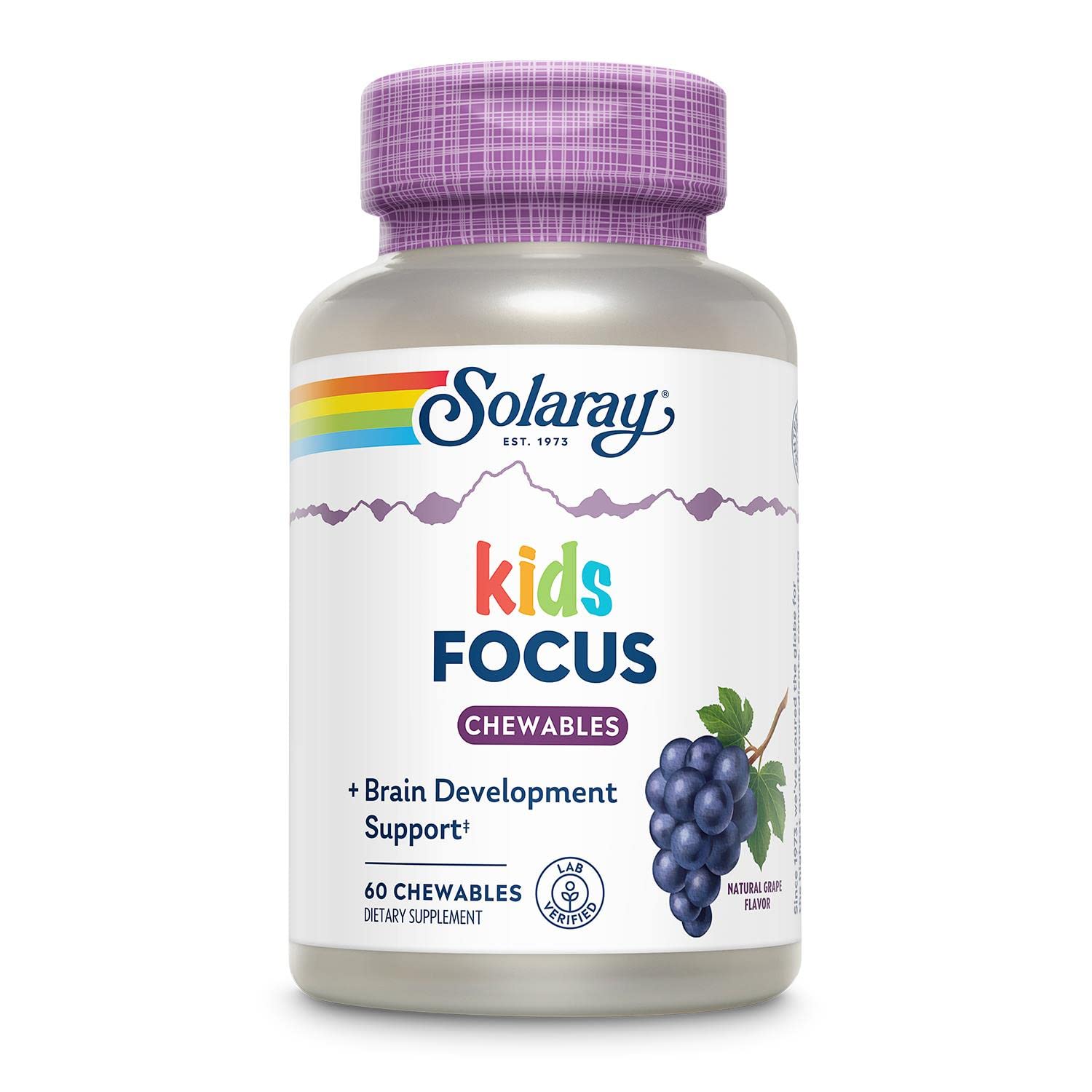 Foto 1 | Suplementos Solaray Focus 60 Unidades - Venta Internacional