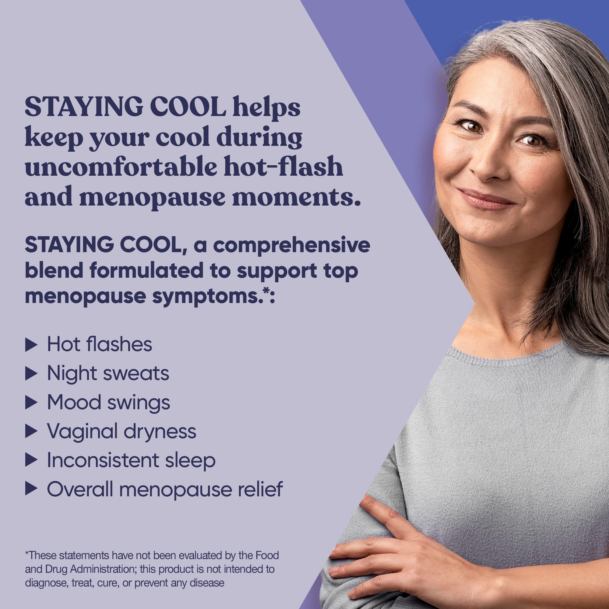 Foto 3 pulgar | Suplementos Eu Natural Staying Cool Menopause Women 60 Cápsulas - Venta Internacional