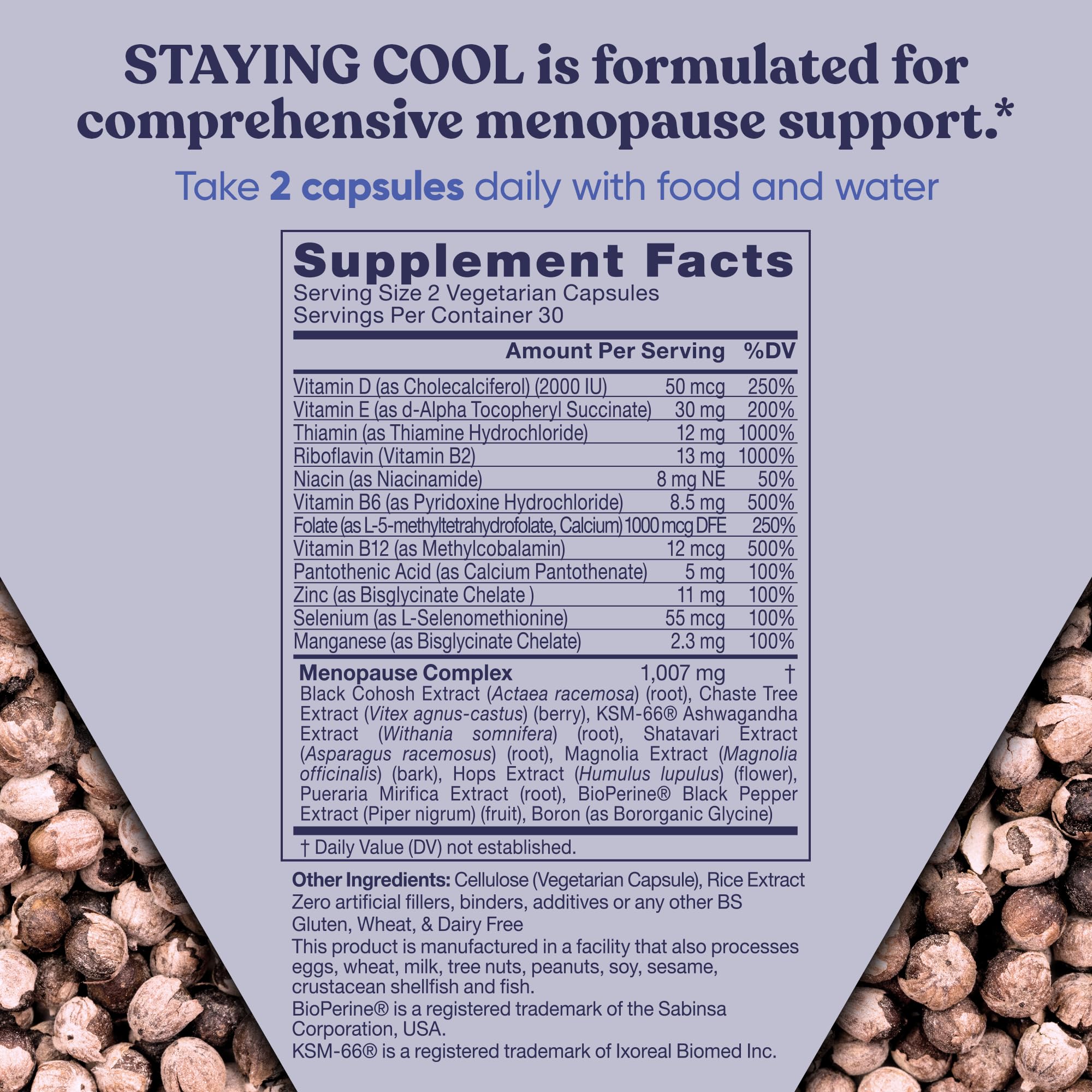 Foto 4 pulgar | Suplementos Eu Natural Staying Cool Menopause Women 60 Cápsulas - Venta Internacional