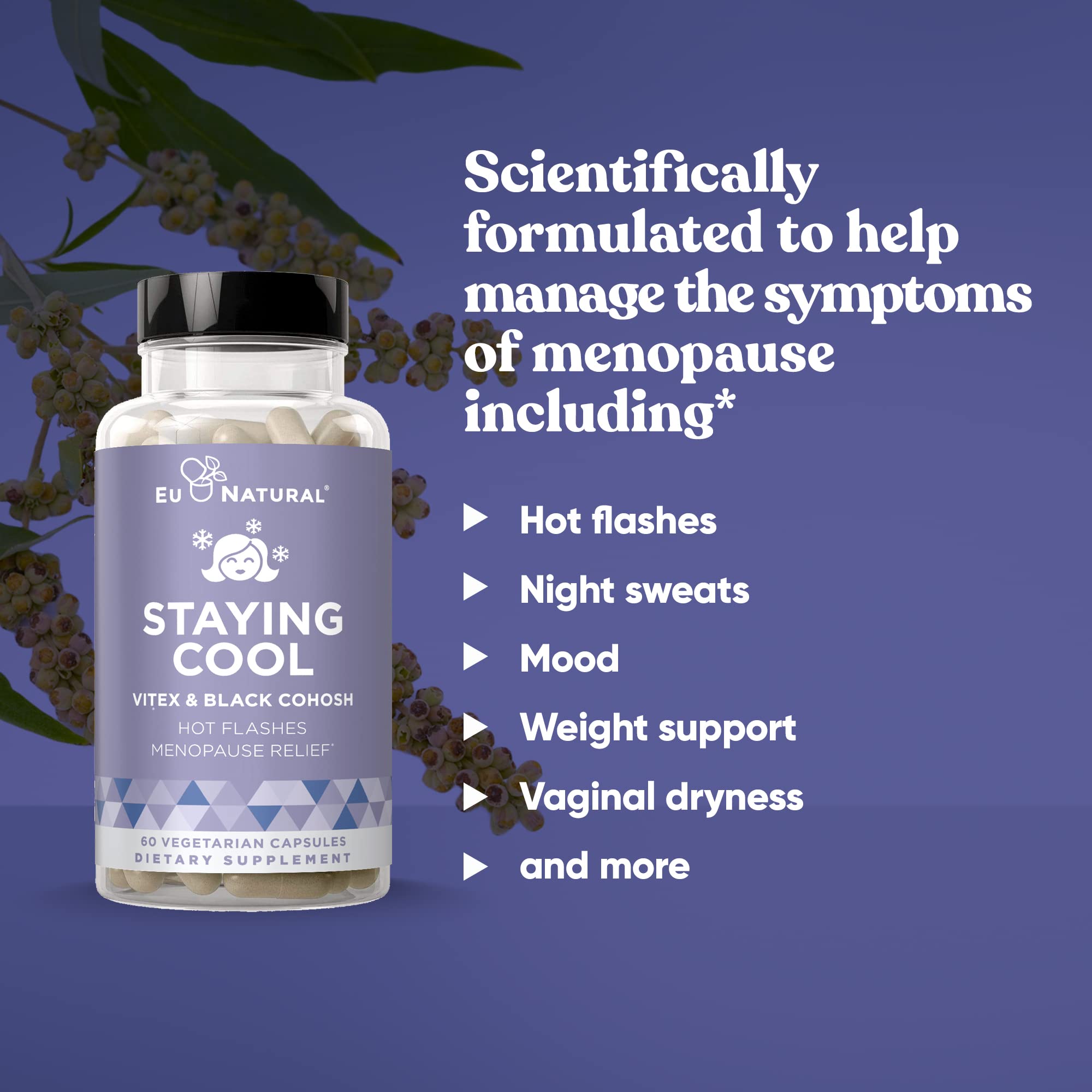 Foto 6 pulgar | Suplementos Eu Natural Staying Cool Menopause Women 60 Cápsulas - Venta Internacional