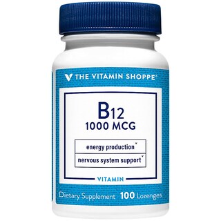 Foto 1 | Suplemento de Vitamina B12 The Vitamin Shoppe 1000 Mcg 100 Pastillas - Venta Internacional