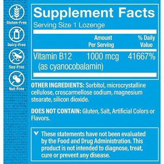 Foto 2 | Suplemento de Vitamina B12 The Vitamin Shoppe 1000 Mcg 100 Pastillas - Venta Internacional