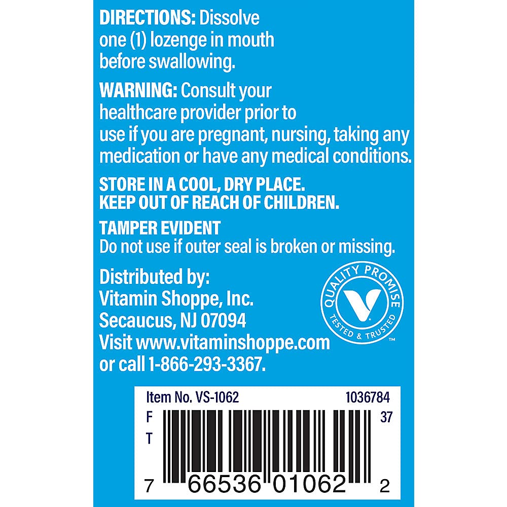 Foto 3 | Suplemento de Vitamina B12 The Vitamin Shoppe 1000 Mcg 100 Pastillas - Venta Internacional
