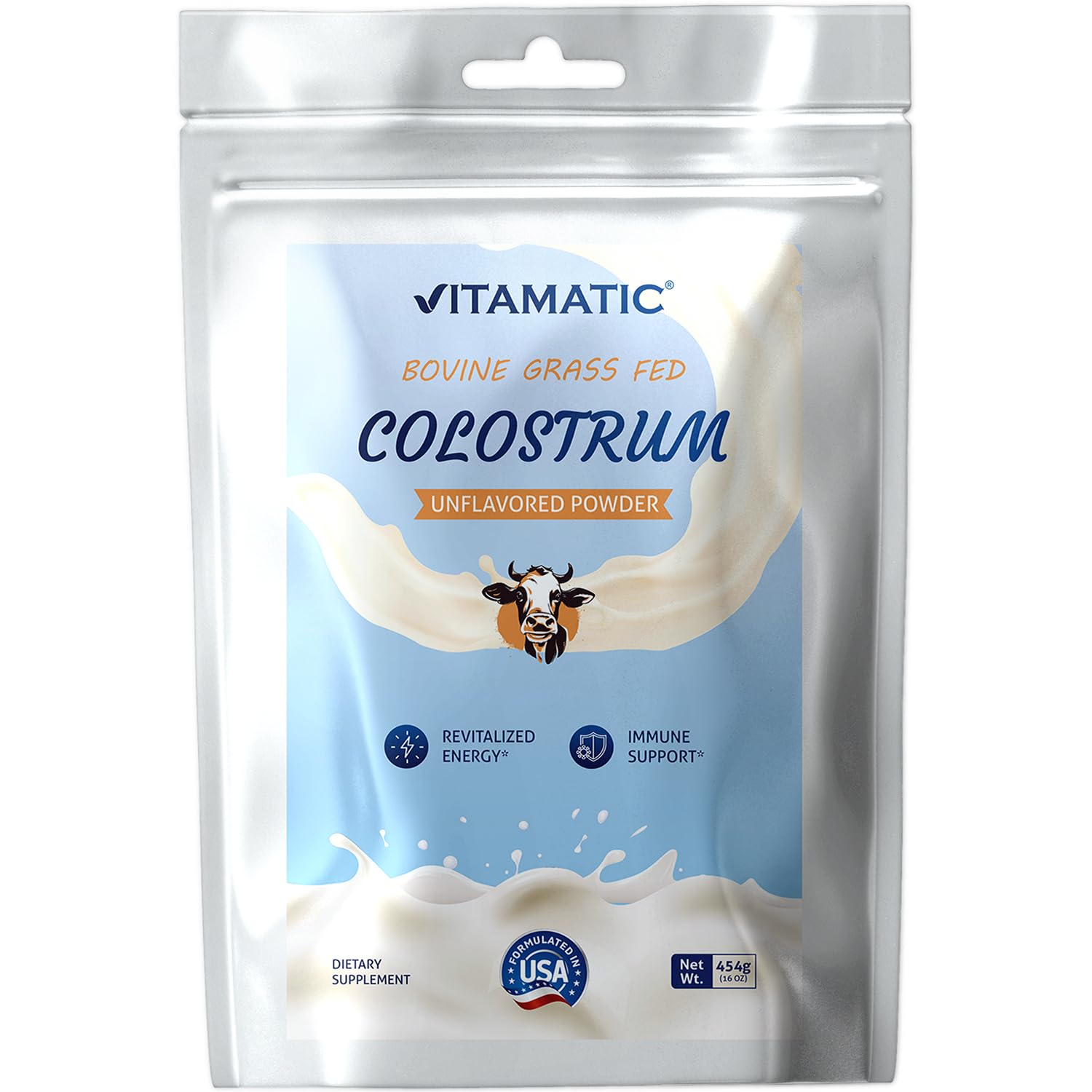 Foto 2 pulgar | Suplemento Vitamático Calostro Bovino en Polvo 454 G - Venta Internacional