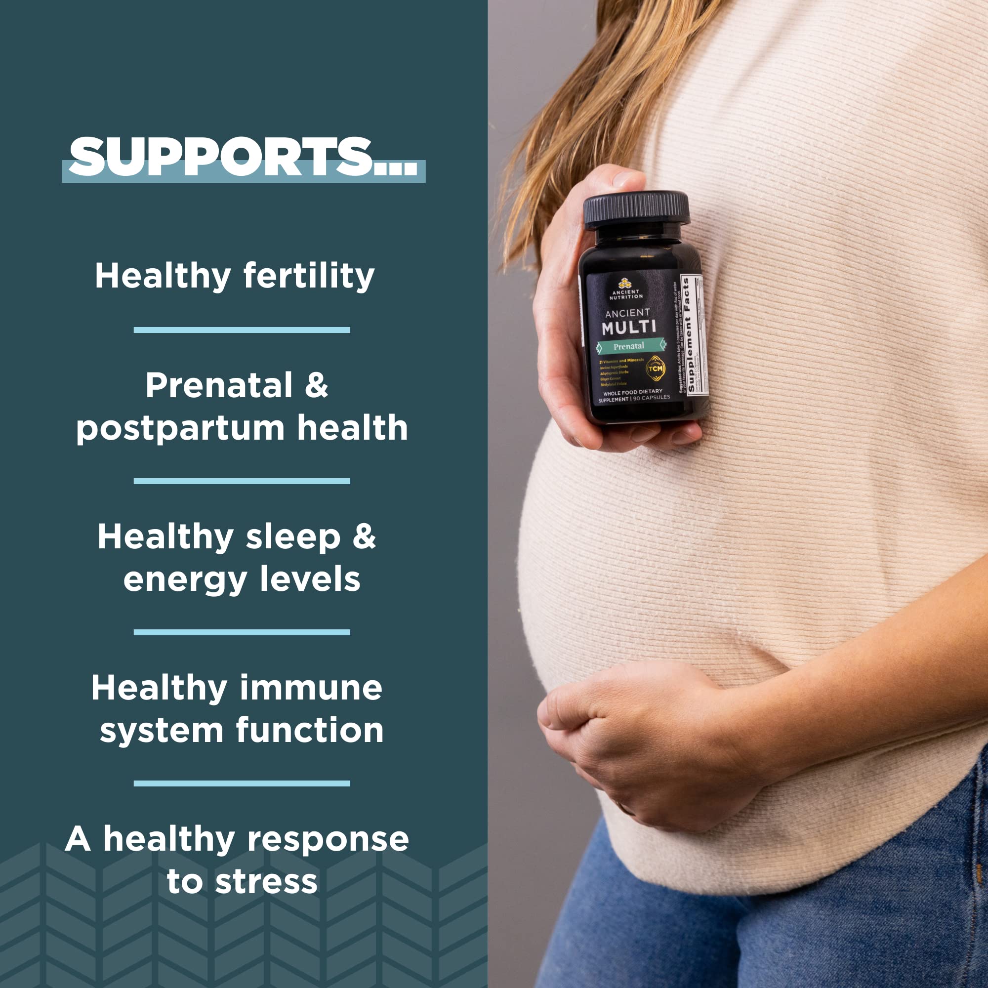 Foto 4 pulgar | Vitaminas Prenatales Ancient Nutrition 90 Cápsulas - Venta Internacional