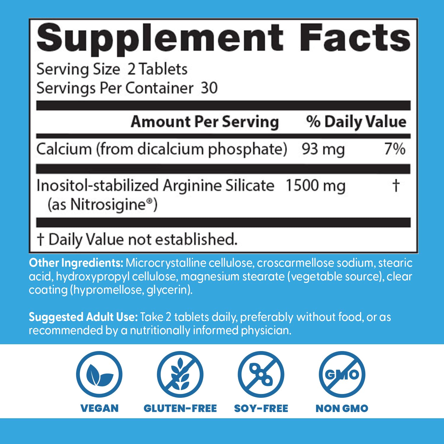 Foto 3 | Suplemento Doctor's Best Arginina 60 Capsulas - Venta Internacional