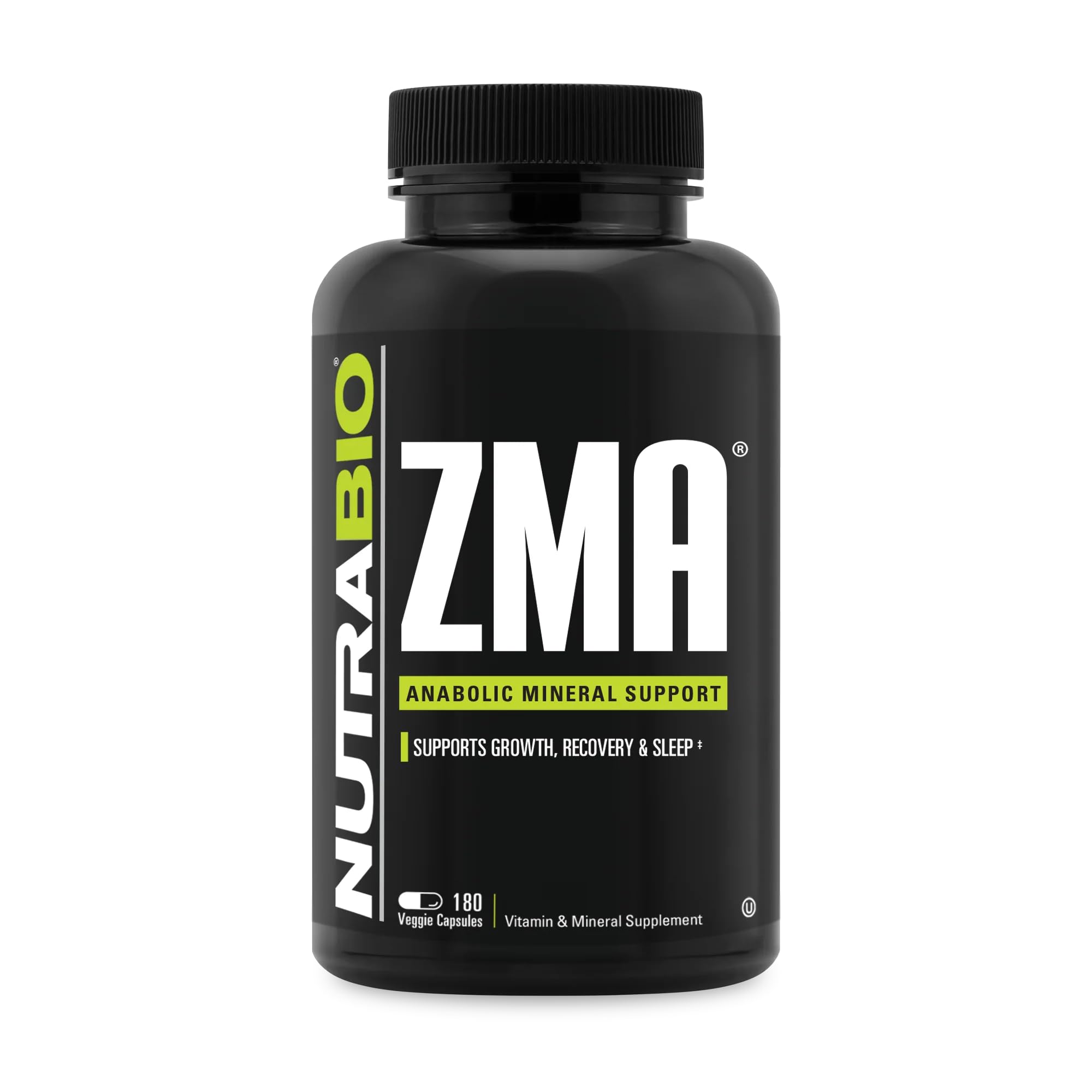 Foto 2 pulgar | Suplemento NutraBio ZMA Anabolic Mineral Support 180 Cápsulas - Venta Internacional